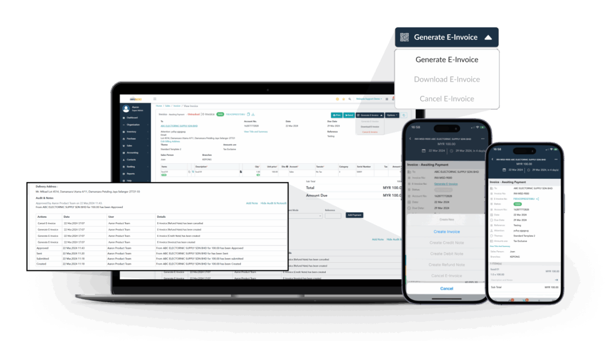 Accounting Software That Simplifies E-Invoice Issuance and Tracking in Malaysia